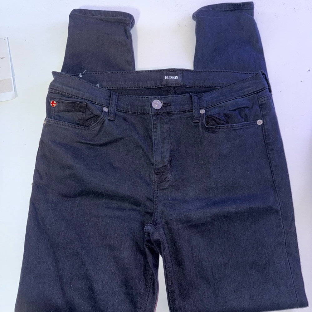 HUDSON Krista Black Denim Jeans